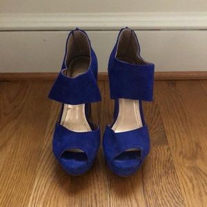 BCBG Platform Heels (Blue)